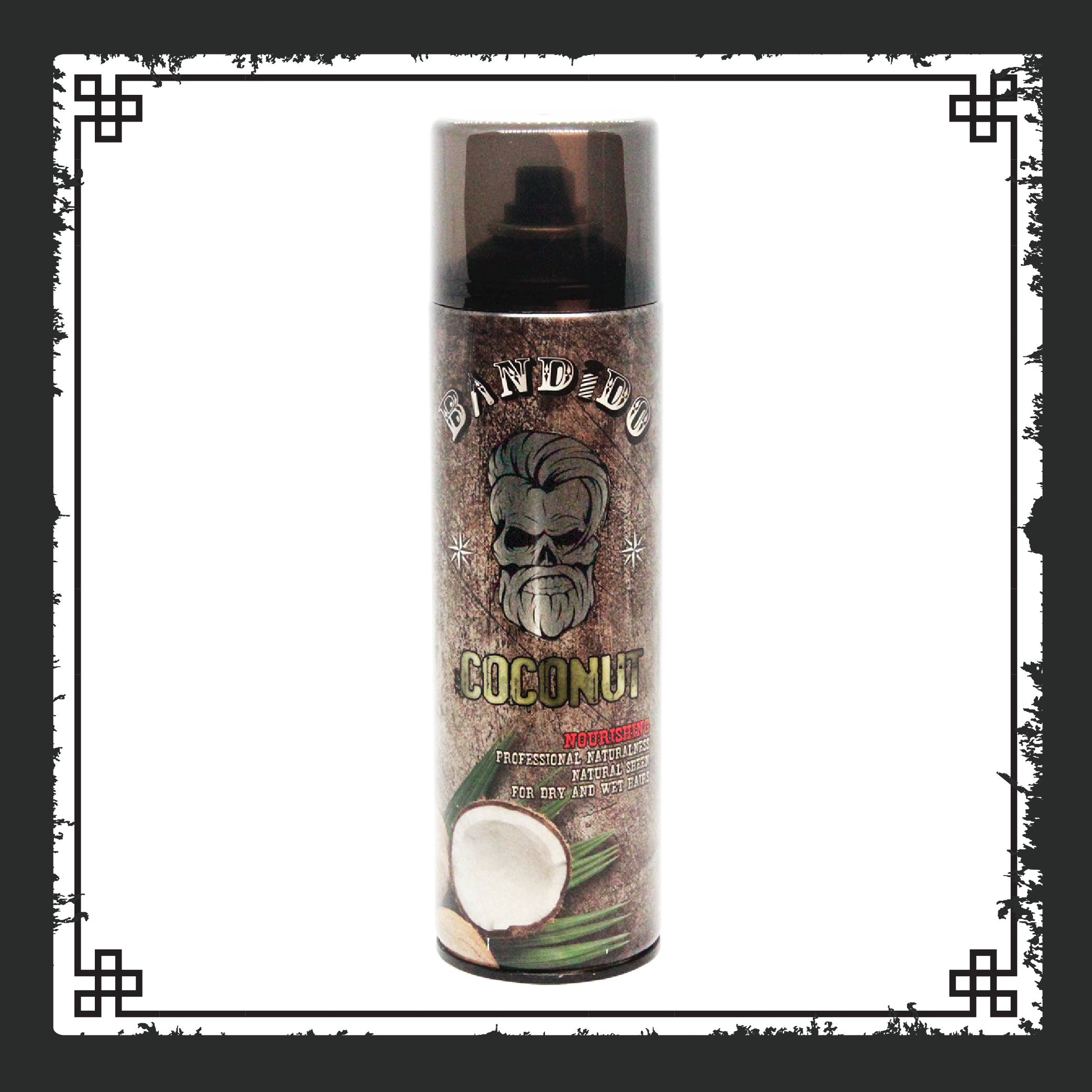 Den är berikad med kokosolja, som ger liv åt ditt hår tack vare E-vitaminet i det utan att störa hårets struktur. Bandido Coconut Spray, som har en underbar doft, ger en naturlig glans utan att lämna en torr, tråkig, livlös, oljig känsla då den är berikad med naturlig kokosolja. Det mjukar upp ditt hår och återställer dess naturliga fuktbalans.